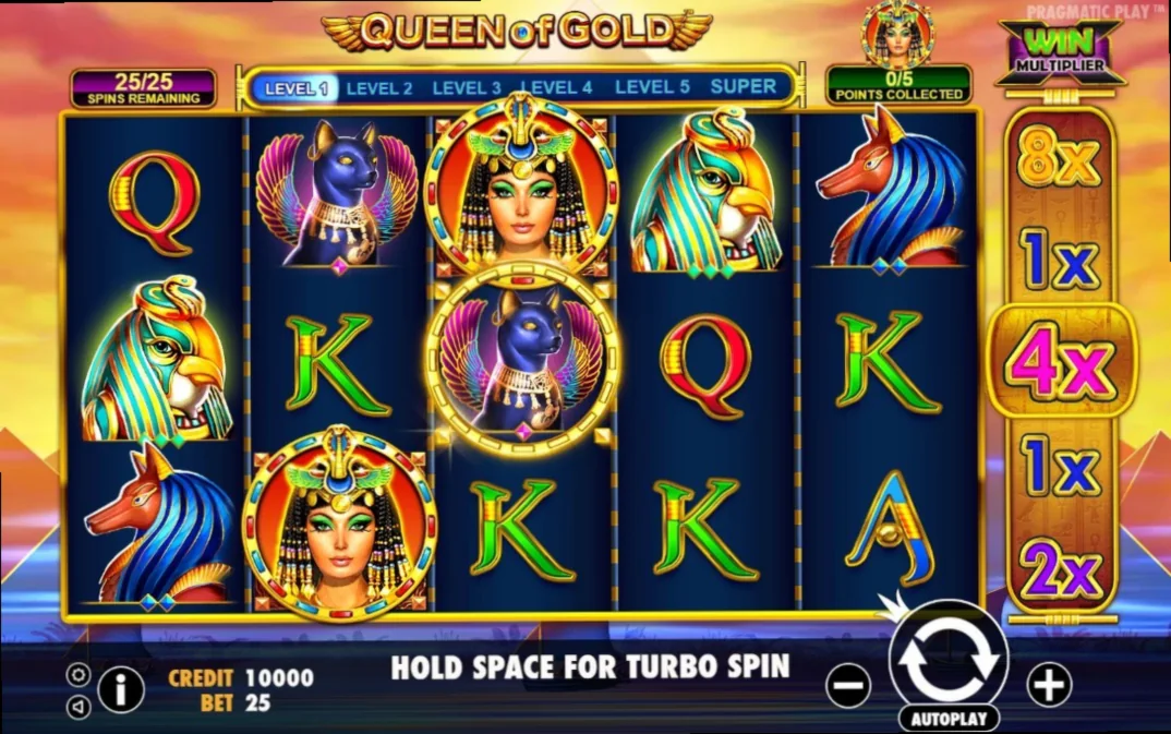 Queen of Gold von Pragmatic Play